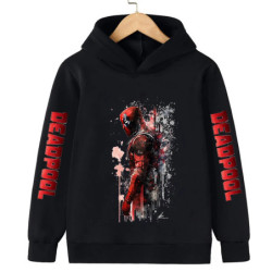 Sweats à capuche Deadpool pour enfants, pull à la mode pour enfants, vêtements d'automne et d'hiver, vêtements décontractés pour