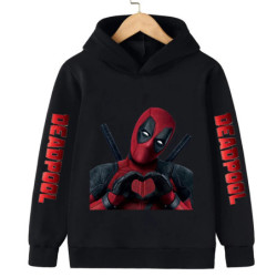 Sweats à capuche Deadpool pour enfants, pull à la mode pour enfants, vêtements d'automne et d'hiver, vêtements décontractés pour