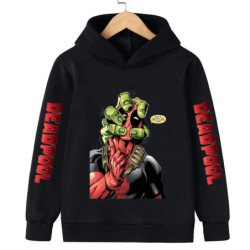 Sweats à capuche Deadpool pour enfants, pull à la mode pour enfants, vêtements d'automne et d'hiver, vêtements décontractés pour