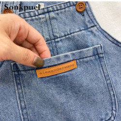 Salopette en Jean pour Enfant Garçon et Fille, Pantalon pour Bébé, Nouvelle Collection Automne 2024