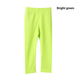 FJJM-Pantalon en coton doux élastique pour fille, leggings moulants pour enfants de 2 à 13 ans