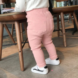 Leggings en coton pour bébés filles et garçons, pantalons Big PP, taille haute, longs, à la mode, nouvelle collection printemps 