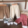 Viser en velours côtelé pour enfants, pantalons Fjadt chauds pour enfants, pantalons d'extérieur décontractés pour tout-petits, 