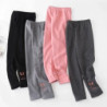 Leggings en Velours Chaud et Mignon pour Bébé Fille, Pantalon en Forme de Lapin, Couleur Unie, Automne et Hiver, FJ2-8 Ans