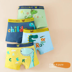 Boxer en coton pour enfants de 3 à 12 ans, slip slim, design ajusté, non resserrant, sans déformage, bas pour garçons