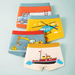 Garçon Pur Coton Boxers Enfants Coloré Sous-Vêtements Mignon Conception Bébé Garçon Slip Taille M-3XL Pour Poids 10-45kgs Garçon