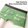 4 Pièces/Ensemble Garçons Sous-vêtement en Coton Enfants Boxer Court Dinosaure Cartoon Enfant Slip Respirable Garçons Boxers Cal