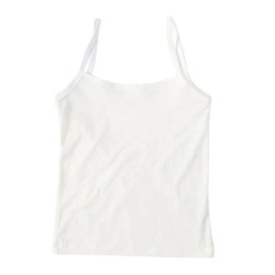 Camisole sans armatures pour filles, haut discret pour jeunes écoliers, maillot de corps pour documents solides pour enfants, ve