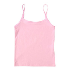 Camisole sans armatures pour filles, haut discret pour jeunes écoliers, maillot de corps pour documents solides pour enfants, ve