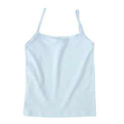 Camisole sans armatures pour filles, haut discret pour jeunes écoliers, maillot de corps pour documents solides pour enfants, ve