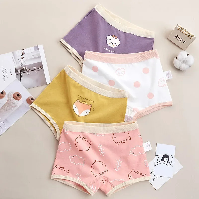 Culottes d'été en coton pour filles, slips fins et respirants pour enfants de 2 ans et plus, culottes anti-favorables pour tout-