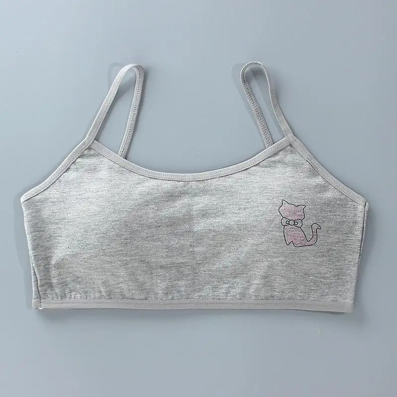 Soutien-gorge de sport pour adolescentes, 5 pièces/lot, petites poignées amovibles, sous-vêtements pour enfants