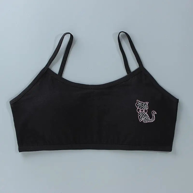 Soutien-gorge de sport pour adolescentes, 5 pièces/lot, petites poignées amovibles, sous-vêtements pour enfants