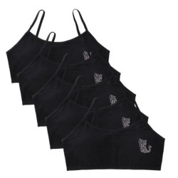 Soutien-gorge de sport pour adolescentes, 5 pièces/lot, petites poignées amovibles, sous-vêtements pour enfants