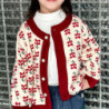 Manteau épais pour enfants, vestes pour garçons et filles, pull chaud, cardigans pour bébé, pulls d'extérieur, automne, hiver, n