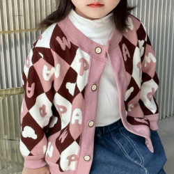 Manteau épais pour enfants, vestes pour garçons et filles, pull chaud, cardigans pour bébé, pulls d'extérieur, automne, hiver, n