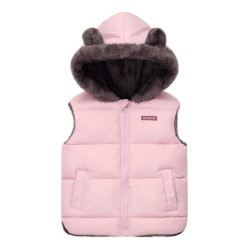 Doudoune à Capuche pour Bébé Garçon et Fille, Gilet Chaud, Vêtements d'Automne et de Printemps, Nouvelle Collection