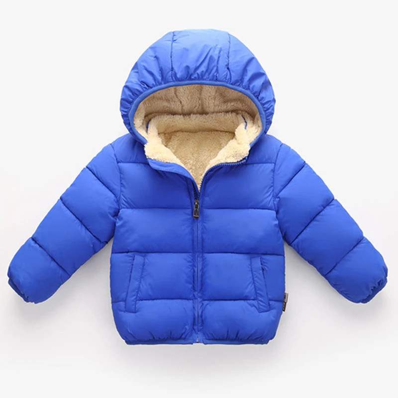 Bébé Enfants Vestes Garçons Hiver Manteaux Épais Chaud Cachemire Survêtement Pour Filles Veste À Capuche Enfants Vêtements 1-6 A