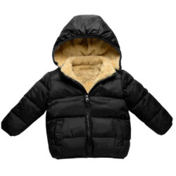 Bébé Enfants Vestes Garçons Hiver Manteaux Épais Chaud Cachemire Survêtement Pour Filles Veste À Capuche Enfants Vêtements 1-6 A