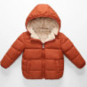 Bébé Enfants Vestes Garçons Hiver Manteaux Épais Chaud Cachemire Survêtement Pour Filles Veste À Capuche Enfants Vêtements 1-6 A