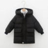 Parka longue en coton rembourré pour enfants, veste chaude épaisse pour enfants, vêtements pour adolescents, garçons, filles, hi