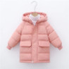 Parka longue en coton rembourré pour enfants, veste chaude épaisse pour enfants, vêtements pour adolescents, garçons, filles, hi