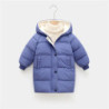 Parka longue en coton rembourré pour enfants, veste chaude épaisse pour enfants, vêtements pour adolescents, garçons, filles, hi