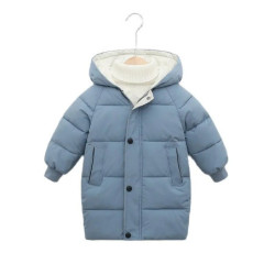 Parka longue en coton rembourré pour enfants, veste chaude épaisse pour enfants, vêtements pour adolescents, garçons, filles, hi