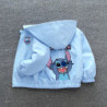 CAN o and Stitch-Veste à Capuche pour Enfant Garçon et Fille, Manteau à Manches sulfavec Fermeture Éclair, Vêtements Décontracté