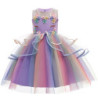 Robe de Princesse pour Fille, Costume de ixd'Anniversaire, Tenue de Mariage et de Noël