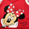 Robe d'été à la mode pour petites filles, en coton rouge, motif dessin animé Minnie, tenue de princesse, vêtements pour enfants 