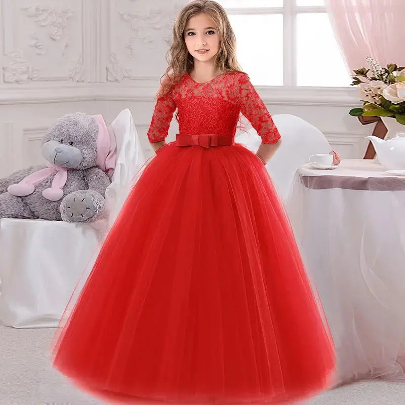 Vêtements de fête princesse pour filles, robe de Noël pour enfants, robe d'anniversaire pour bébé fille, vêtements de banquet de