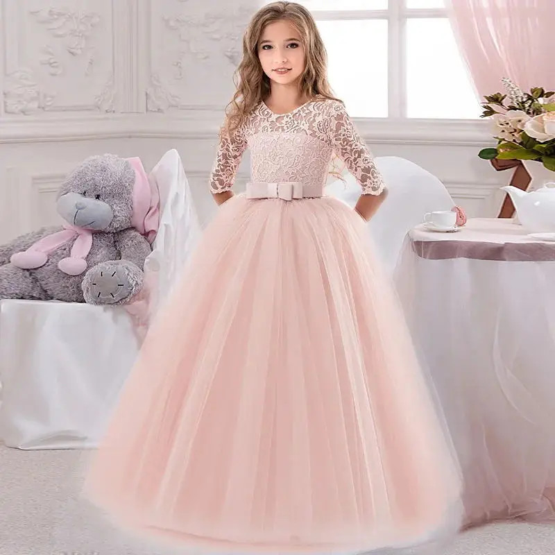 Vêtements de fête princesse pour filles, robe de Noël pour enfants, robe d'anniversaire pour bébé fille, vêtements de banquet de