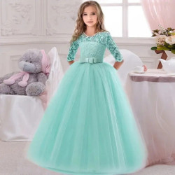 Vêtements de fête princesse pour filles, robe de Noël pour enfants, robe d'anniversaire pour bébé fille, vêtements de banquet de