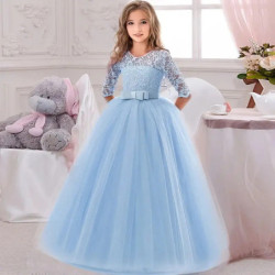 Vêtements de fête princesse pour filles, robe de Noël pour enfants, robe d'anniversaire pour bébé fille, vêtements de banquet de