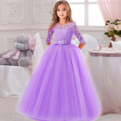 Vêtements de fête princesse pour filles, robe de Noël pour enfants, robe d'anniversaire pour bébé fille, vêtements de banquet de