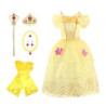 Robe Raiponce pour Bol, Cendrillon, Poivre, Habillage Net, ixd'Anniversaire, Costume de Princesse, Vêtements d'Halloween pour En