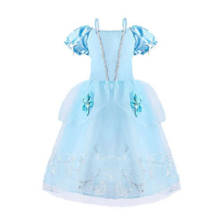 Robe Raiponce pour Bol, Cendrillon, Poivre, Habillage Net, ixd'Anniversaire, Costume de Princesse, Vêtements d'Halloween pour En