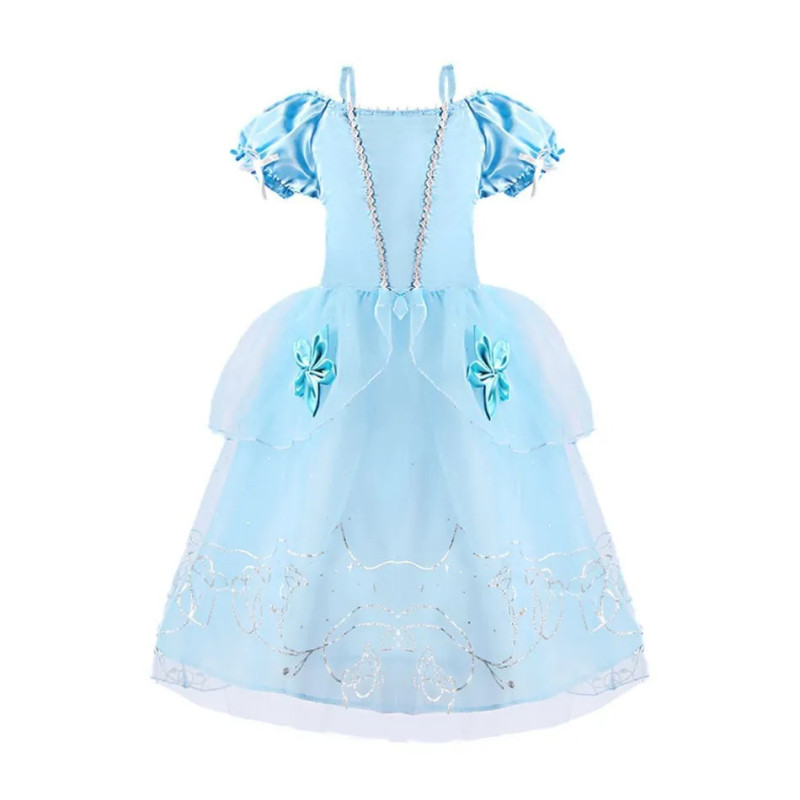 Robe Raiponce pour Bol, Cendrillon, Poivre, Habillage Net, ixd'Anniversaire, Costume de Princesse, Vêtements d'Halloween pour En