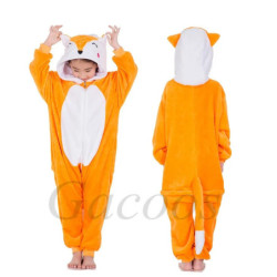 Pyjama à Capuche pour Enfant de 4 à 12 Ans, Vêtement de Nuit, Motif Chat de Dessin Animé, Kigurumi, Nairobi, Orn, Cosplay, pour 