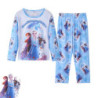 Pyjama de dessin animé Minnie et Elsa Duck pour enfants, vêtements de maison pour enfants, vêtements de nuit décontractés, vêtem