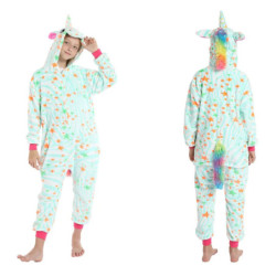 Pyjama en flanelle pour enfants, Pikachu, Licorne, Kigurumi, Onesies, Garçons, Bol, Bébé, Couverture, Dormeuses, Vêtements de nu