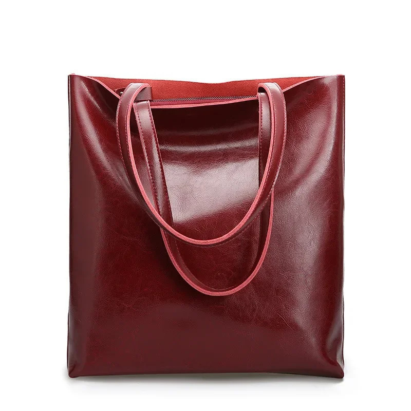 Sacs à main de bureau pour femmes, fourre-tout en cuir de vache véritable, grands sacs vintage pour dames, 2024