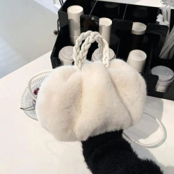 Sac à bandoulière nuage pour filles, sac à main doux, design de niche, mignon, Aliments, nouvelle mode, automne et hiver 2025