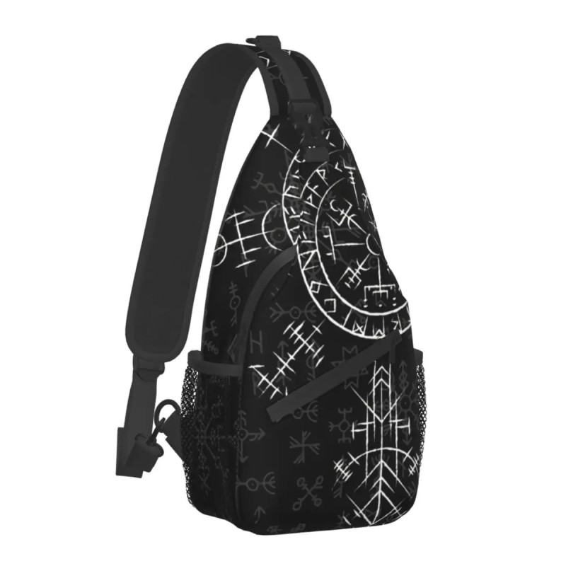 Norse Myenson-Sac à bandoulière unisexe, sac de sport arbre de vie Triquetra, sacs à dos de voyage initiés à la mode pour hommes