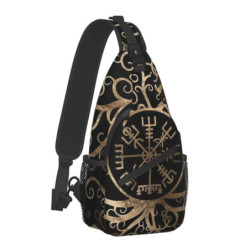 Norse Myenson-Sac à bandoulière unisexe, sac de sport arbre de vie Triquetra, sacs à dos de voyage initiés à la mode pour hommes