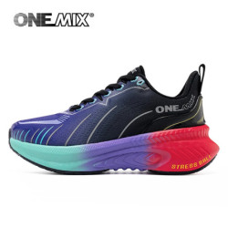 ONEMIX – chaussures de course blanches à coussin d'air pour hommes et femmes, baskets de Sport en plein Air, de Jogging d'été