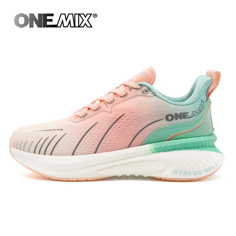 ONEMIX – chaussures de course blanches à coussin d'air pour hommes et femmes, baskets de Sport en plein Air, de Jogging d'été