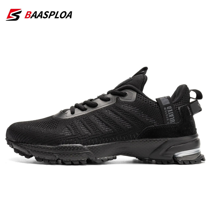 Baasploa-Chaussures de course coordonnantes pour hommes, baskets légères, chaussures de tennis respirantes, chaussures de sport 