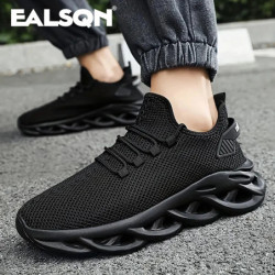 Chaussures de course décontractées en maille respirante pour hommes et femmes, baskets de sport légères, absorption des chocs, n